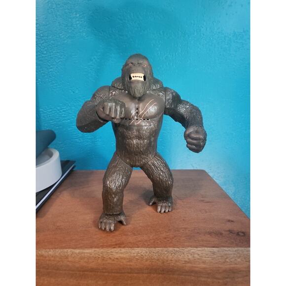 2021 King Kong Lanard Skull Island 7” Gorilla Poseable Action Figure‎ w Sound - Picture 1 of 7